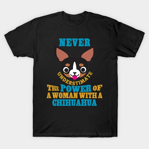 Chihuahua Power T-Shirt by Flo991990